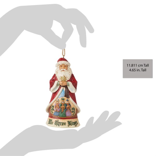 Santa Claus Three Wise Men Pendant - JIM SHORE HEARTWOOD CREEK