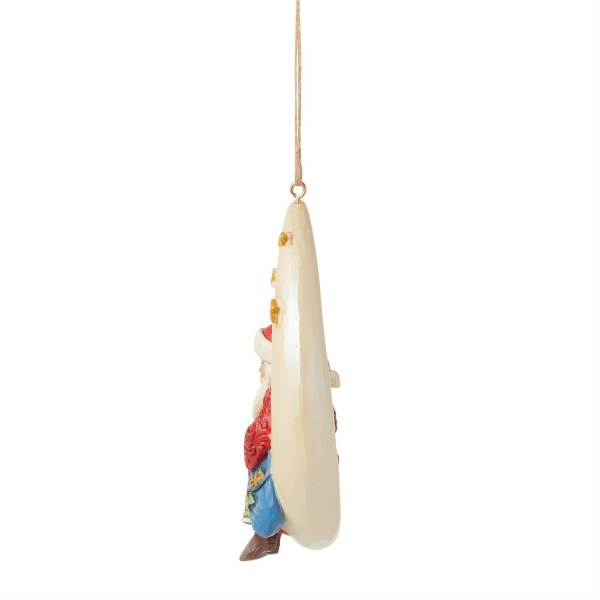 Santa Claus Moon Suspension - JIM SHORE HEARTWOOD CREEK