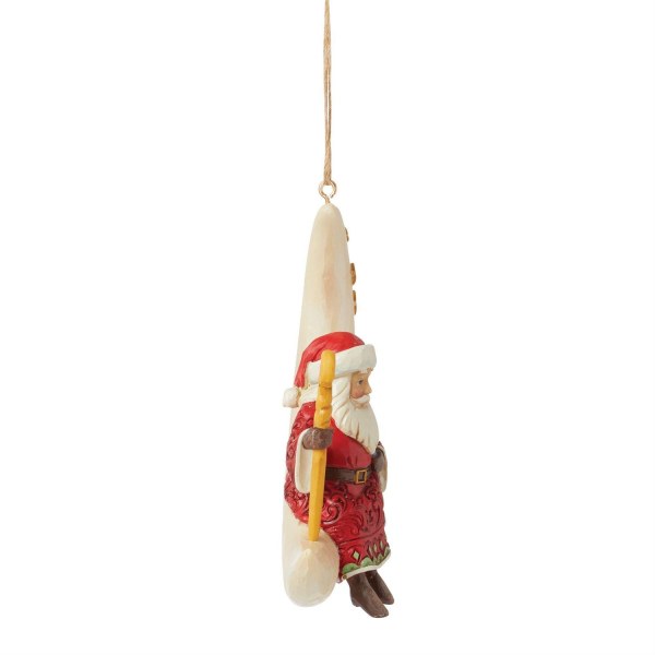 Santa Claus Moon Suspension - JIM SHORE HEARTWOOD CREEK