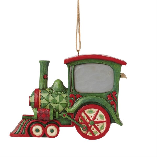 Santa Claus Train Ornament - JIM SHORE HEARTWOOD CREEK