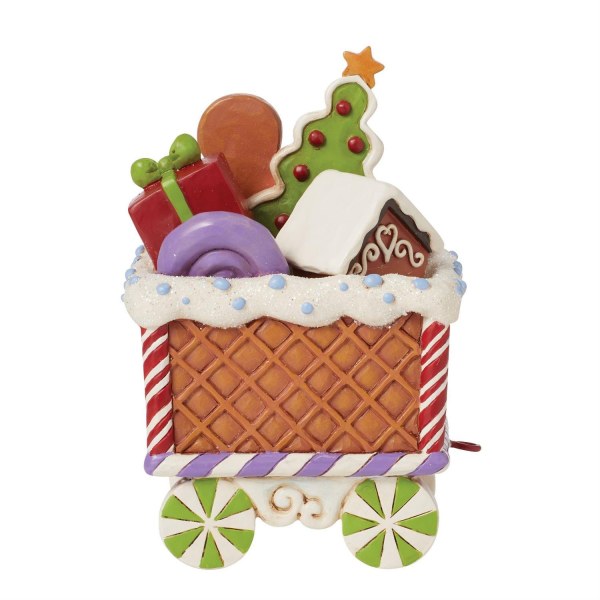 Gingerbread Wagon Train Figure - JIM SHORE HEARTWOOD CREEK