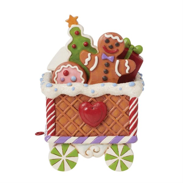 Gingerbread Wagon Train Figure - JIM SHORE HEARTWOOD CREEK
