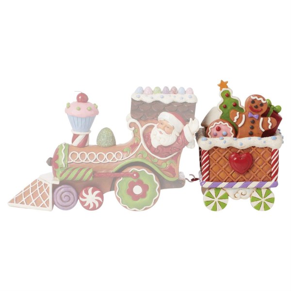 Gingerbread Wagon Train Figure - JIM SHORE HEARTWOOD CREEK