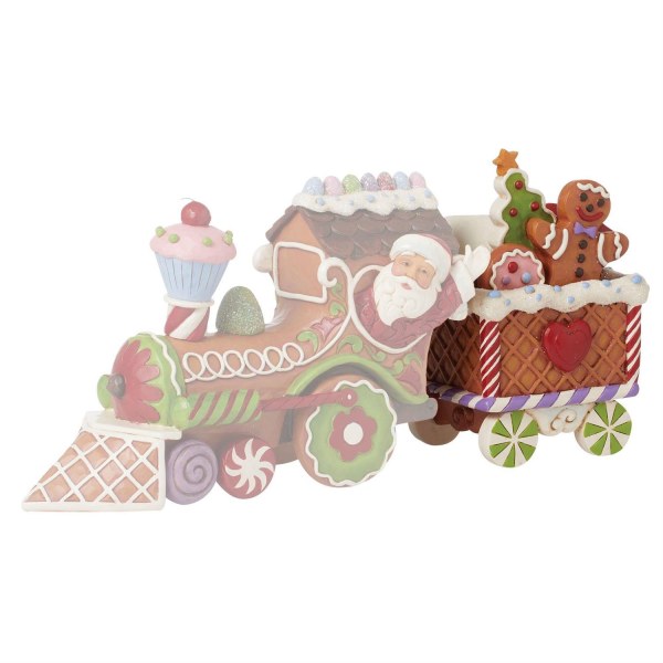 Gingerbread Wagon Train Figure - JIM SHORE HEARTWOOD CREEK