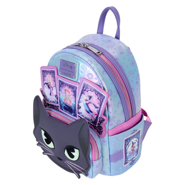 Hocus Pocus Tarot Card Binx Iridescent Mini Backpack - DISNEY LOUNGEFLY