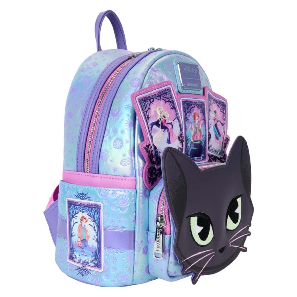 Hocus Pocus Tarot Card Binx Iridescent Mini Backpack - DISNEY LOUNGEFLY