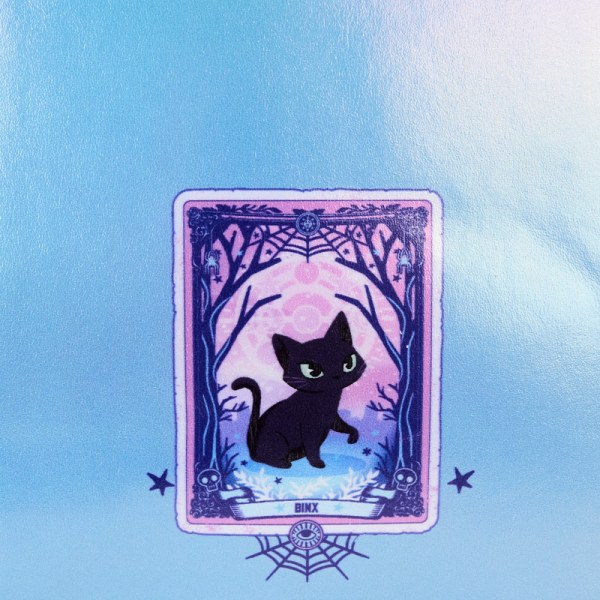 Hocus Pocus Tarot Card Binx Iridescent Mini Backpack - DISNEY LOUNGEFLY