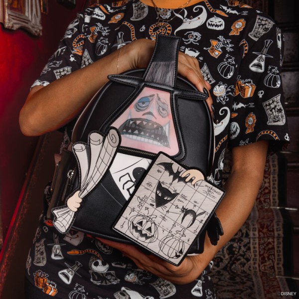The Nightmare Before Christmas Mayor with Plans Cosplay Lenticular Mini Backpack - DISNEY LOUNGEFLY