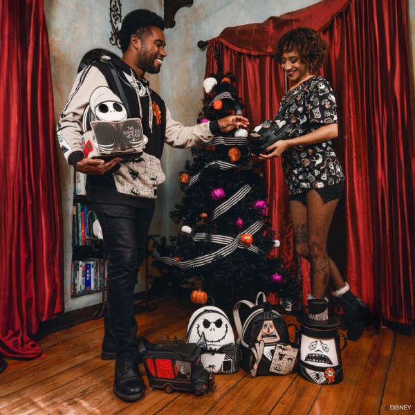 The Nightmare Before Christmas Mayor with Plans Cosplay Lenticular Mini Backpack - DISNEY LOUNGEFLY