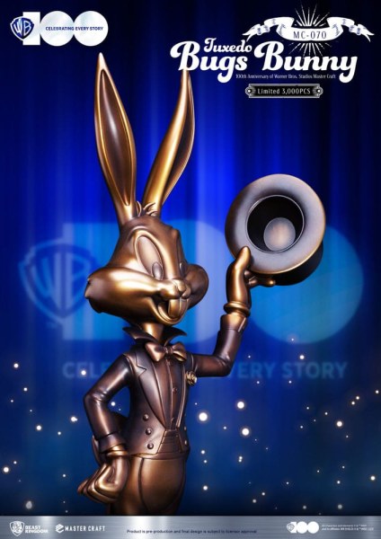 Bugs Bunny 100th anniversary of Warner Bros Studios - Looney Tunes Mastercraft