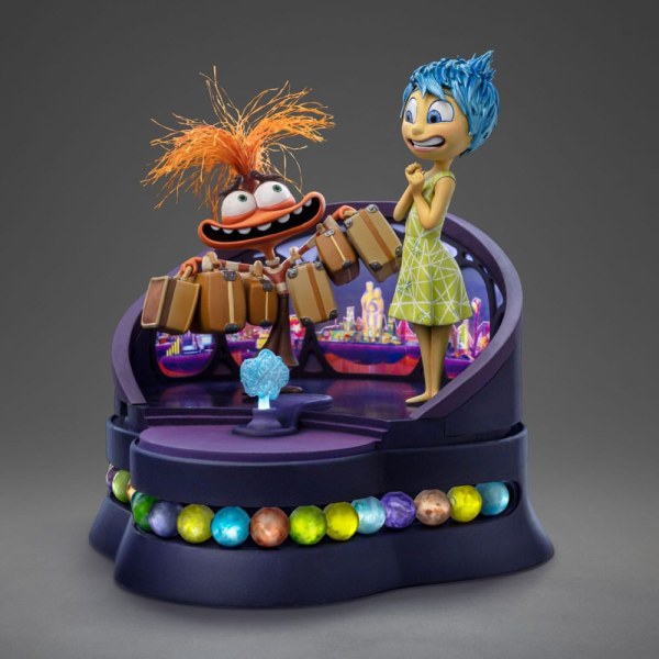 Inside Out 2 statuette 1/10 Deluxe Art Scale Joy and Anxiety 26 cm - Disney Pixar