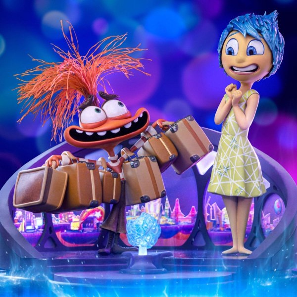 Inside Out 2 statuette 1/10 Deluxe Art Scale Joy and Anxiety 26 cm - Disney Pixar