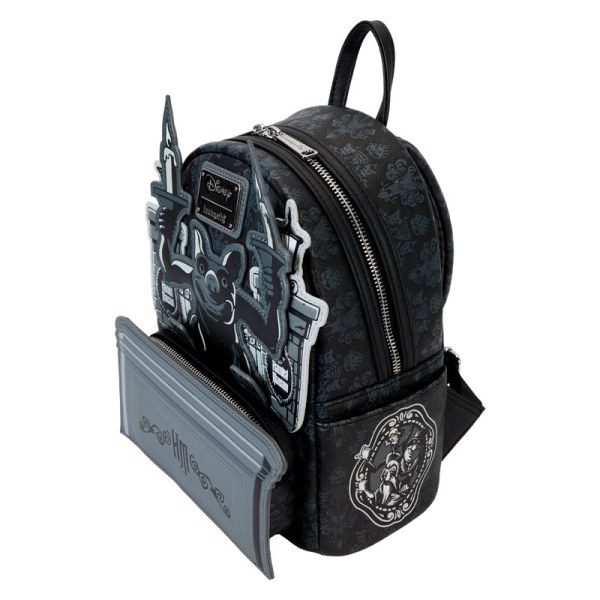 The Haunted Mansion Gargoyle wallpaper light up glow mini backpack - DISNEY LOUNGEFLY