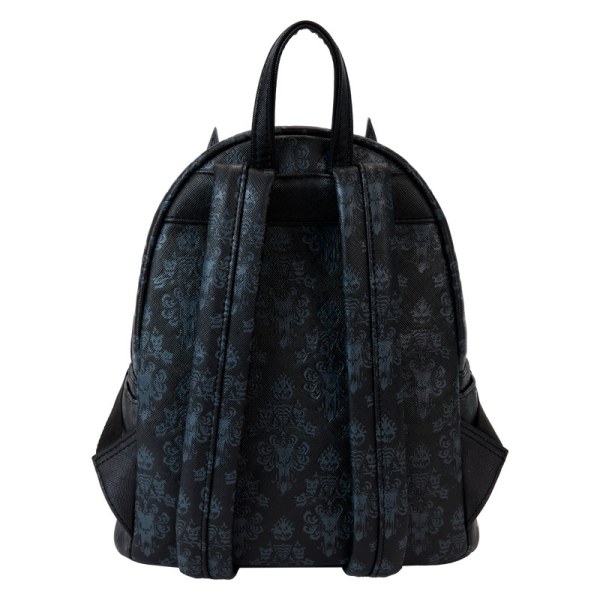 The Haunted Mansion Gargoyle wallpaper light up glow mini backpack - DISNEY LOUNGEFLY