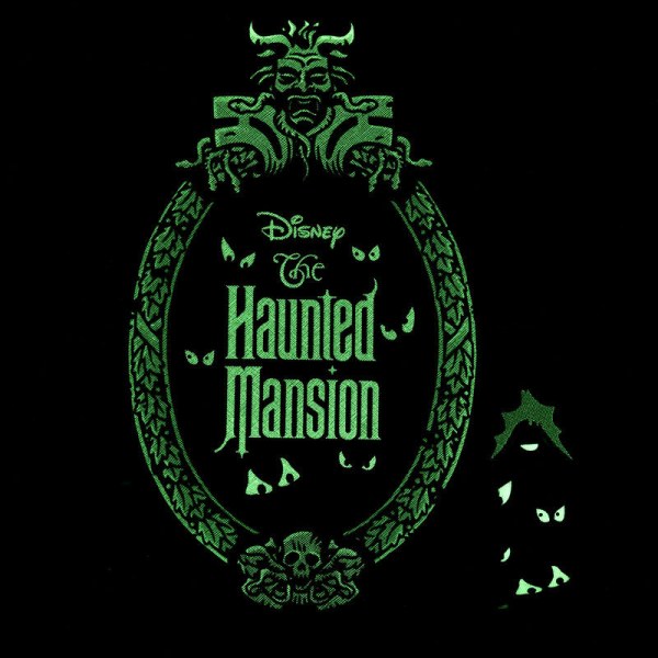 The Haunted Mansion plaque glow crossbody bag with coin bag - DISNEY LOUNGEFLY