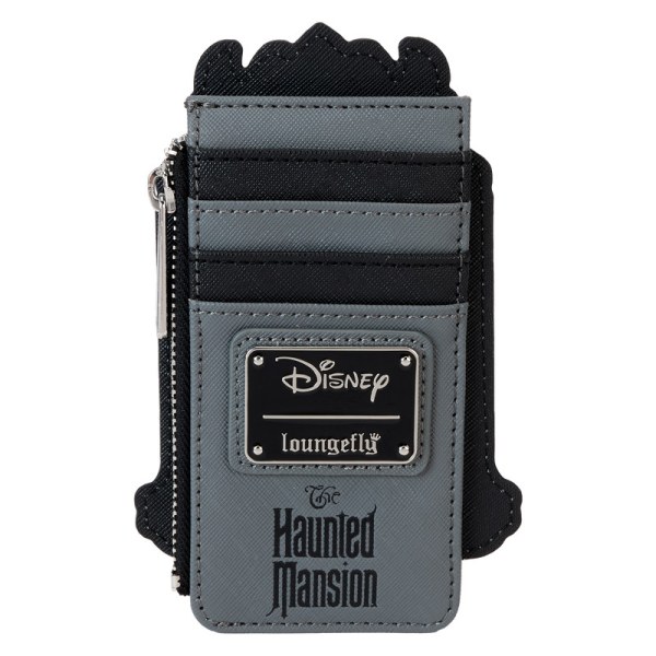 The Haunted Mansion welcome foolish mortals clock glow large card holder - DISNEY LOUNGEFLY