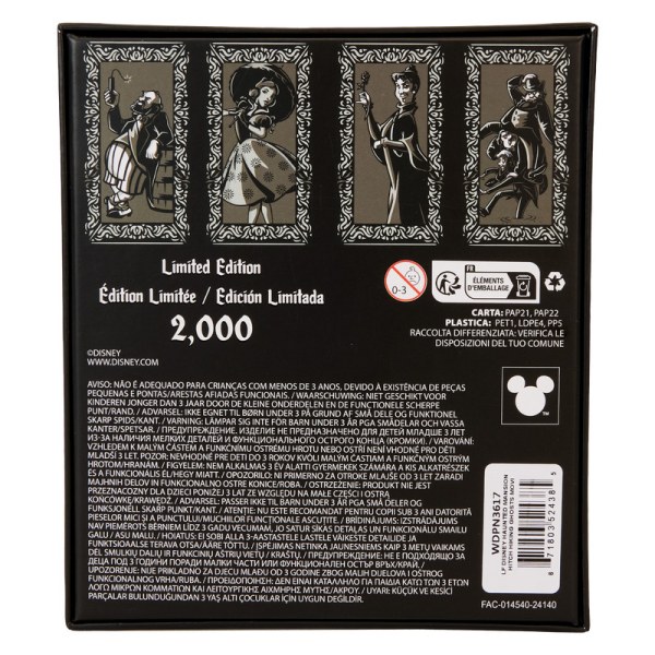 The Haunted Mansion hitchhiking ghosts glow collector box Pin - DISNEY LOUNGEFLY