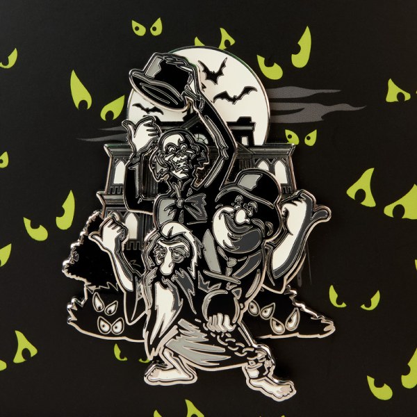 The Haunted Mansion hitchhiking ghosts glow collector box Pin - DISNEY LOUNGEFLY