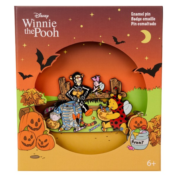 Pin collector box Winnie the Pooh & friends trick or treat - DISNEY LOUNGEFLY