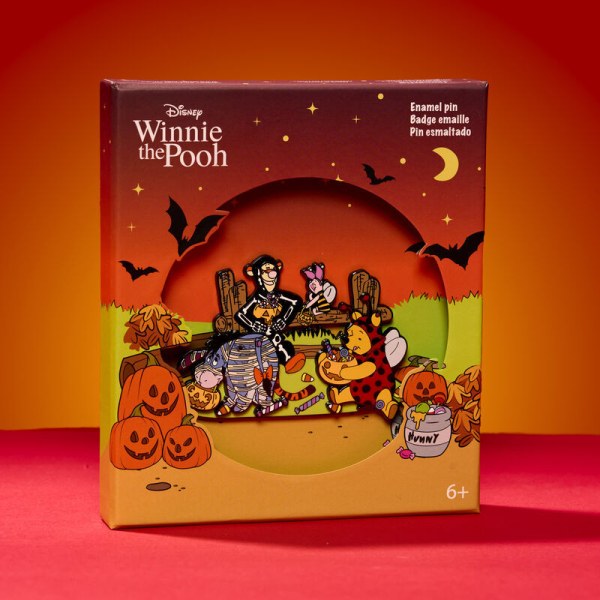 Pin collector box Winnie the Pooh & friends trick or treat - DISNEY LOUNGEFLY