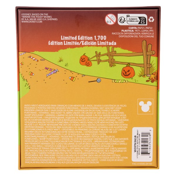 Pin collector box Winnie the Pooh & friends trick or treat - DISNEY LOUNGEFLY