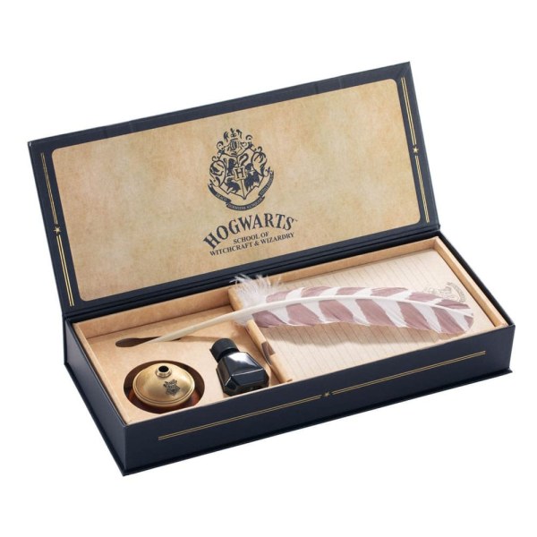 Hogwarts Writing Quill Pen with Hogwarts Letterhead - Harry Potter