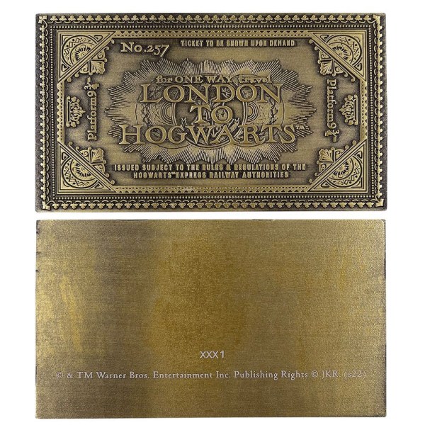 Hogwarts train ticket limited edition - Harry Potter