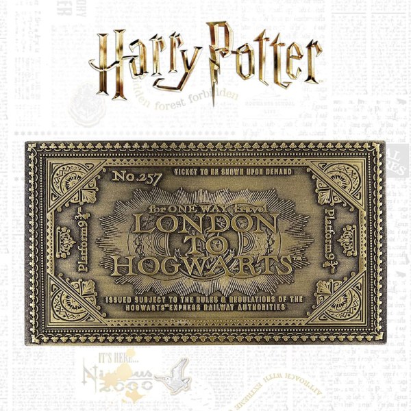 Hogwarts train ticket limited edition - Harry Potter