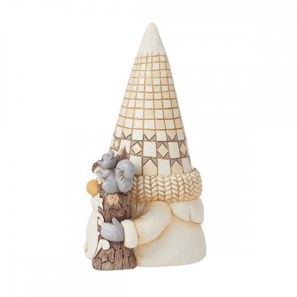 Lumberjack Gnome Figure White Woodland - JIM SHORE HEARTWOOD CREEK