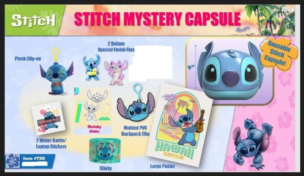 Stitch Jumbo Mystery Capsule Gift Set - Disney Lilo & Stitch