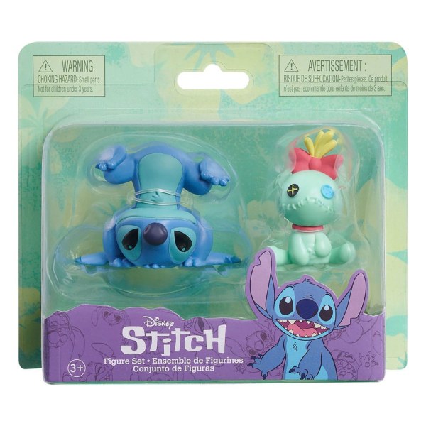 Pack 2 figurines Scrump & Upside Down Stitch - Disney Lilo & Stitch