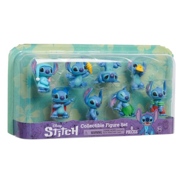 Pack 8 figures Stitch - Disney Lilo & Stitch