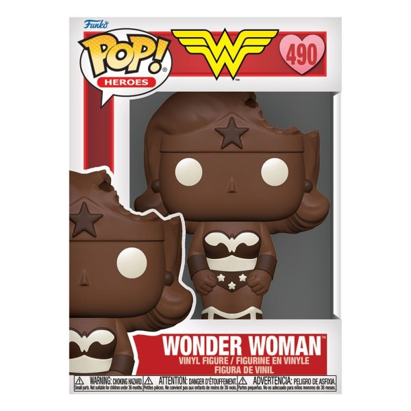 FUNKO POP! 490 Valentines Wonder Woman (Val Choc) - DC Comics