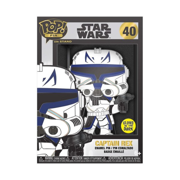POP! Pin Captain Rex (Glow-in-the-Dark) - Loungefly Star Wars Clone Wars