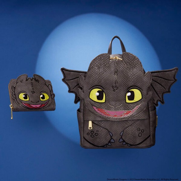 Toothless backpack - Loungefly How to Train Your Dragon
