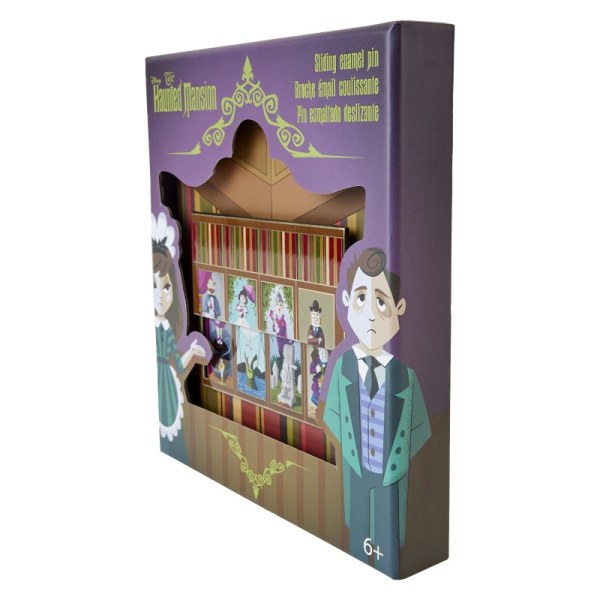 Pin collector box sliding portraits - DISNEY LOUNGEFLY Haunted Mansion