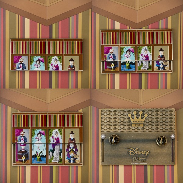 Pin collector box sliding portraits - DISNEY LOUNGEFLY Haunted Mansion