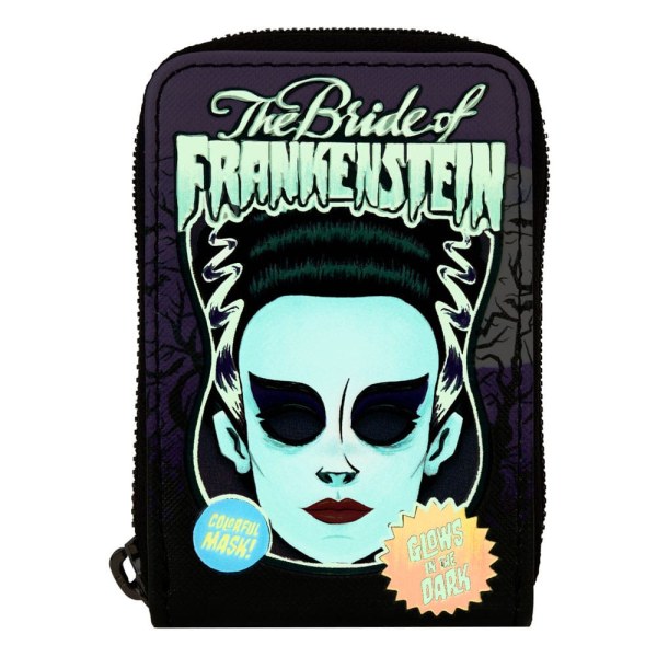 Bride of Frankenstein neon mask wallet - Loungefly Universal Monsters