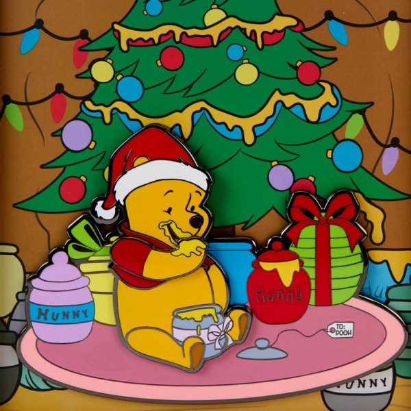 Winnie The Pooh honey present collector box Pin - DISNEY LOUNGEFLY Winnie The Pooh