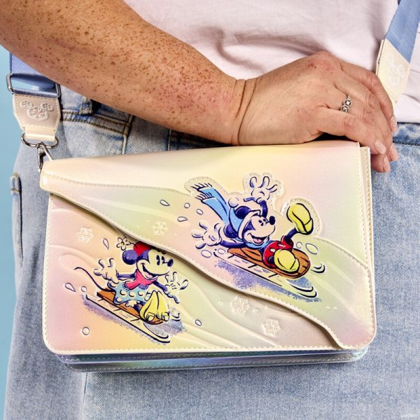 Mickey & Friends Winter Wonderland Crossbody Bag - DISNEY LOUNGEFLY