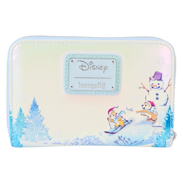 Mickey & Friends Winter Wonderland Scene Wallet - DISNEY LOUNGEFLY