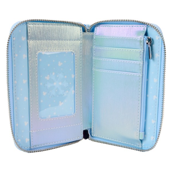 Mickey & Friends Winter Wonderland Scene Wallet - DISNEY LOUNGEFLY