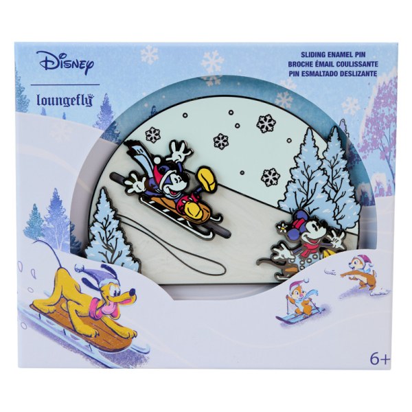 Mickey & Friends Winter Wonderland collector box Pin - DISNEY LOUNGEFLY