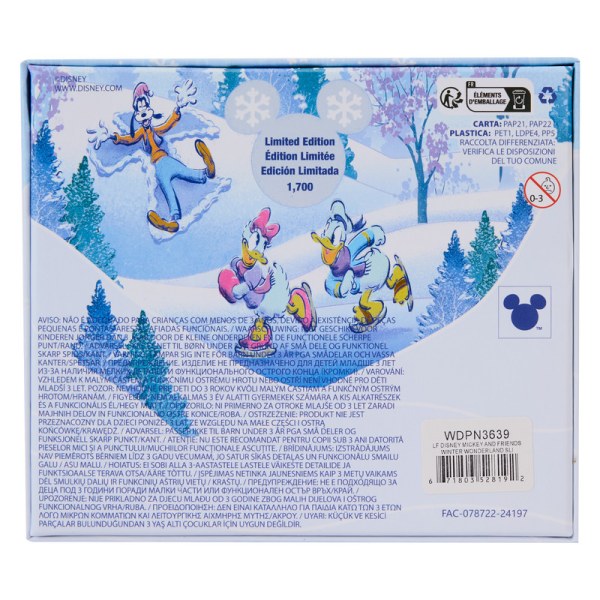Mickey & Friends Winter Wonderland collector box Pin - DISNEY LOUNGEFLY