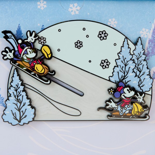 Mickey & Friends Winter Wonderland collector box Pin - DISNEY LOUNGEFLY