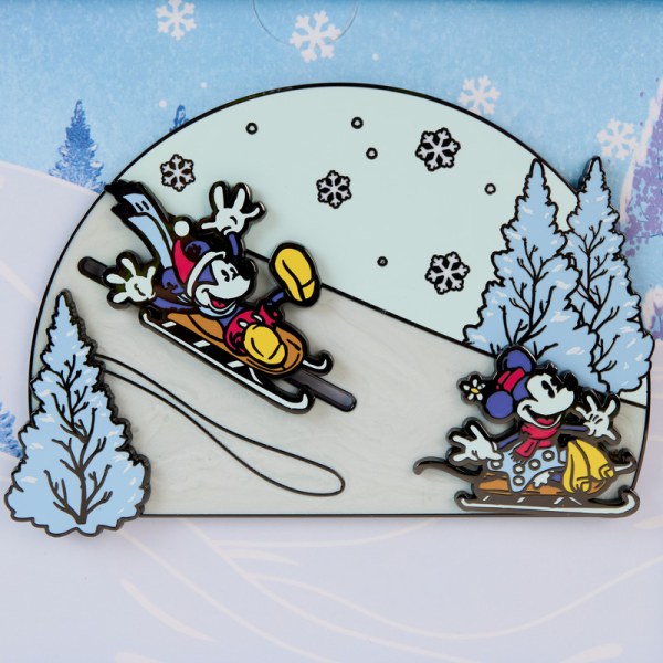 Mickey & Friends Winter Wonderland collector box Pin - DISNEY LOUNGEFLY