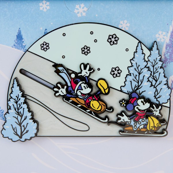 Mickey & Friends Winter Wonderland collector box Pin - DISNEY LOUNGEFLY