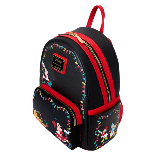 Mickey & Friends Christmas Light Decorations Light Up Mini Backpack - DISNEY LOUNGEFLY