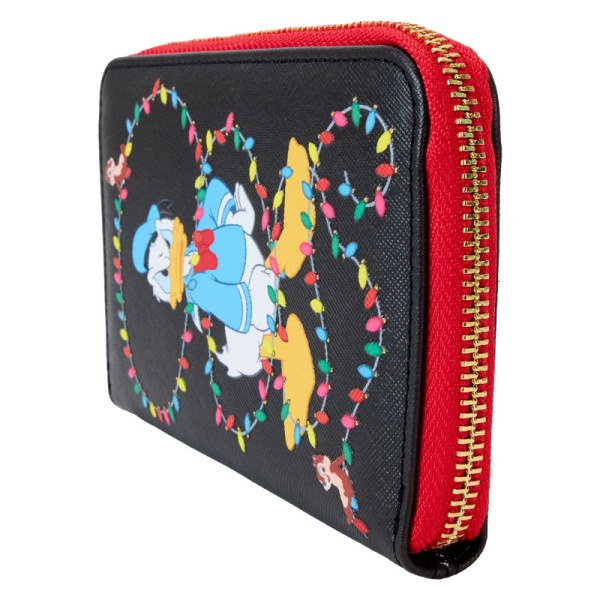 Mickey & Friends Christmas Light Decoration Wallet - DISNEY LOUNGEFLY