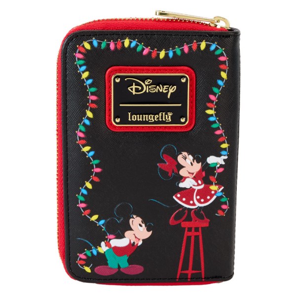 Mickey & Friends Christmas Light Decoration Wallet - DISNEY LOUNGEFLY